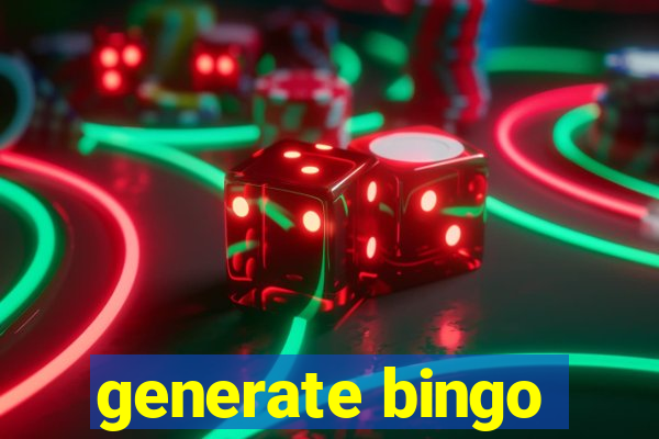 generate bingo