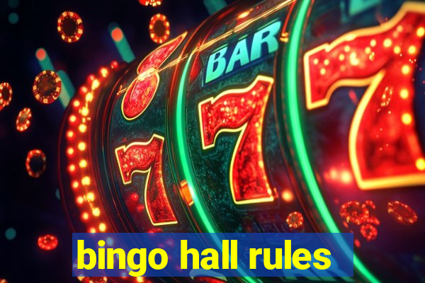 bingo hall rules