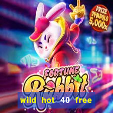 wild hot 40 free spins slot