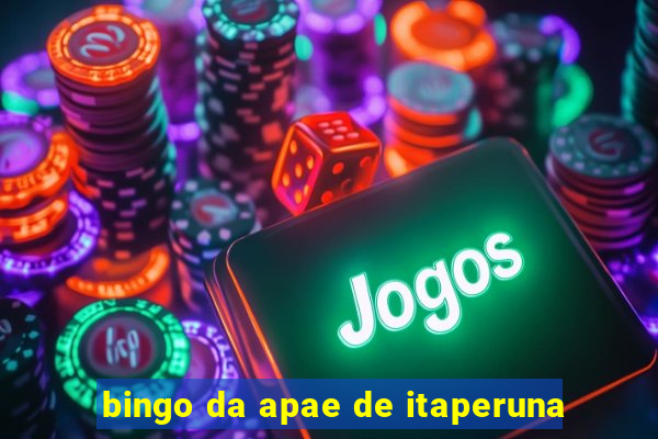 bingo da apae de itaperuna