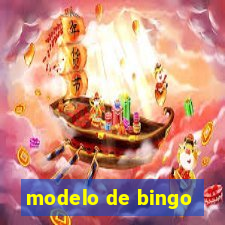 modelo de bingo