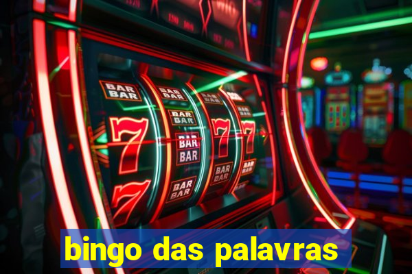 bingo das palavras