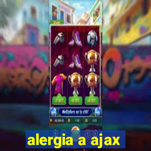 alergia a ajax