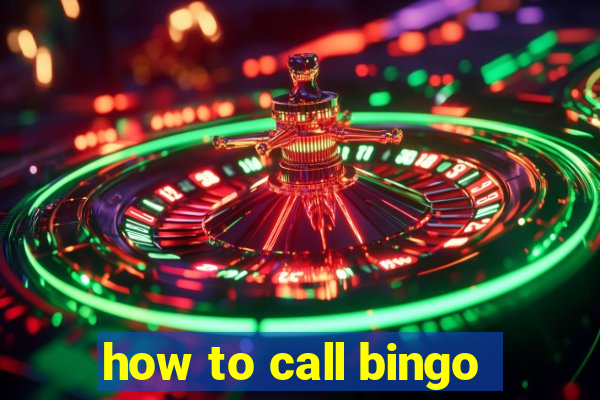 how to call bingo