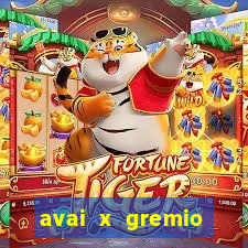 avai x gremio novorizontino palpite