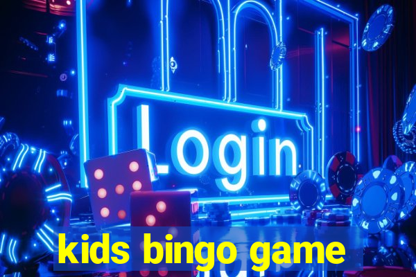 kids bingo game