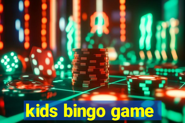 kids bingo game