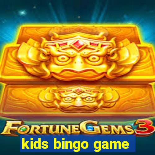 kids bingo game