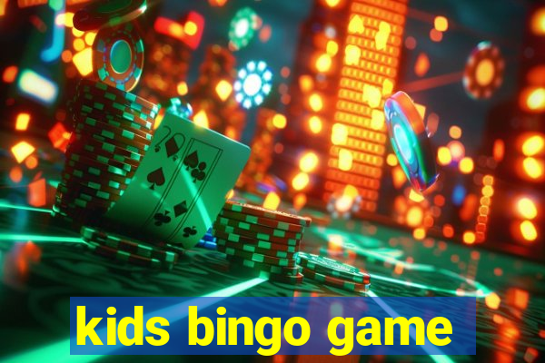 kids bingo game