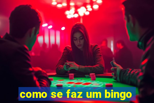 como se faz um bingo