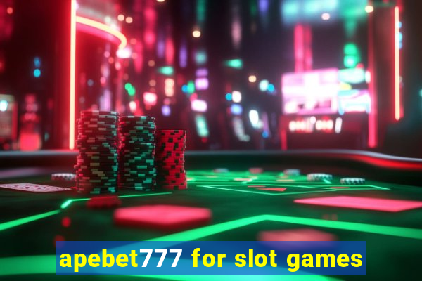 apebet777 for slot games