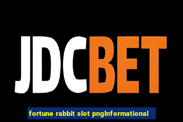 fortune rabbit slot pngInformational