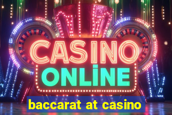 baccarat at casino