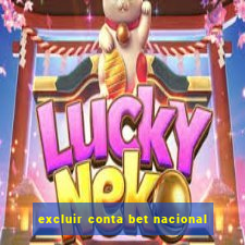 excluir conta bet nacional