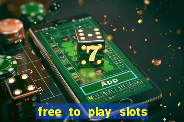 free to play slots no download