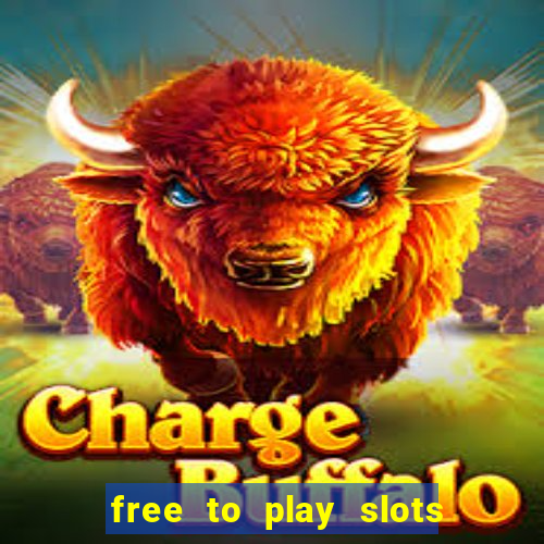 free to play slots no download