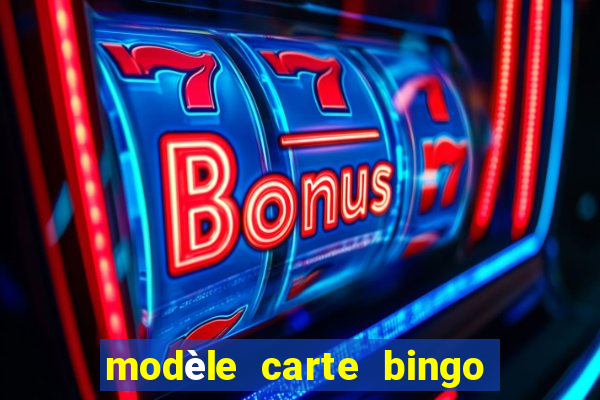 modèle carte bingo quarantaine gratuit