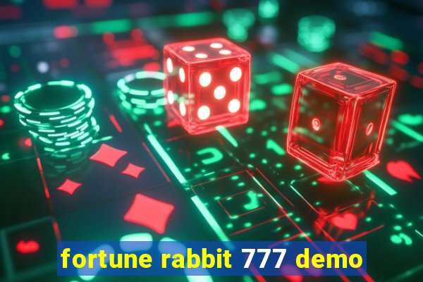 fortune rabbit 777 demo