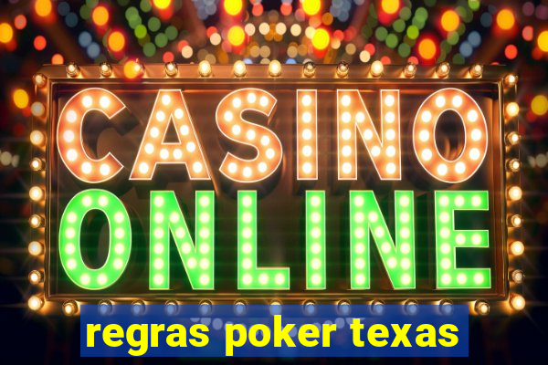 regras poker texas