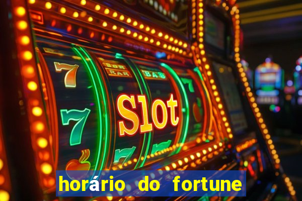 horário do fortune rabbit hoje