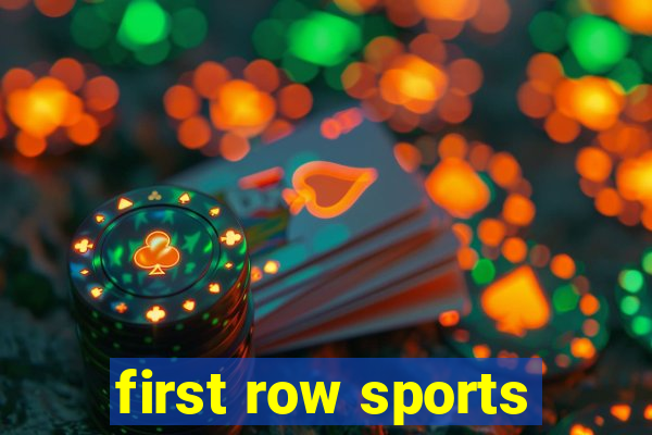 first row sports