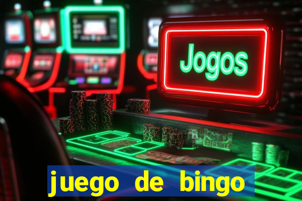 juego de bingo para ganar dinero