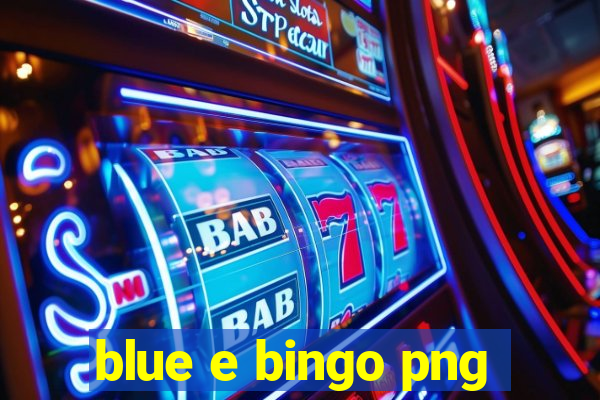 blue e bingo png