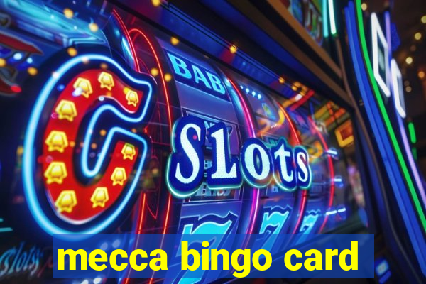 mecca bingo card