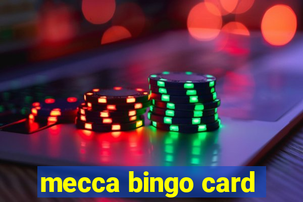 mecca bingo card