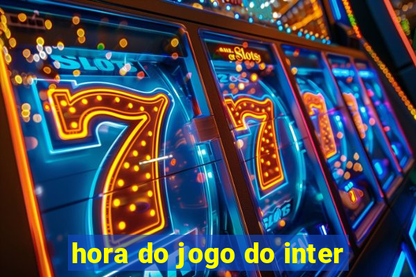 hora do jogo do inter