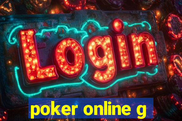 poker online g