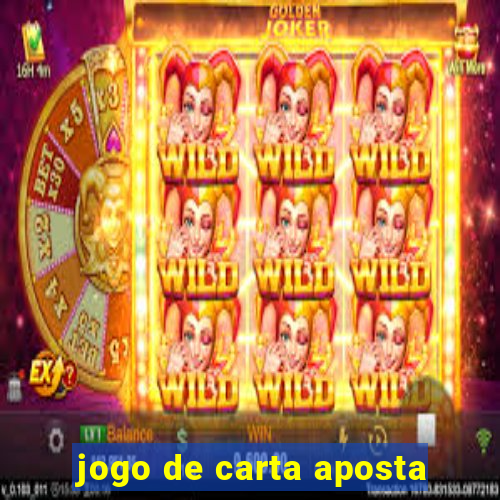 jogo de carta aposta