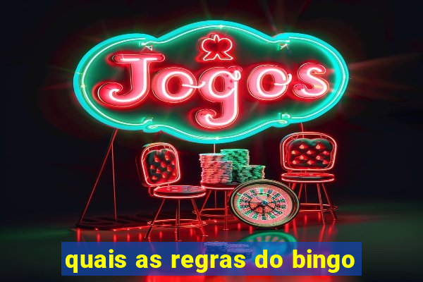 quais as regras do bingo