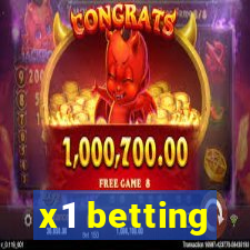 x1 betting