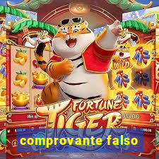 comprovante falso