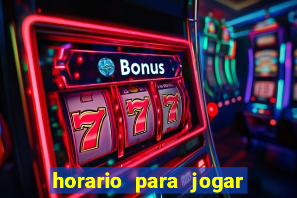 horario para jogar fortune coelho