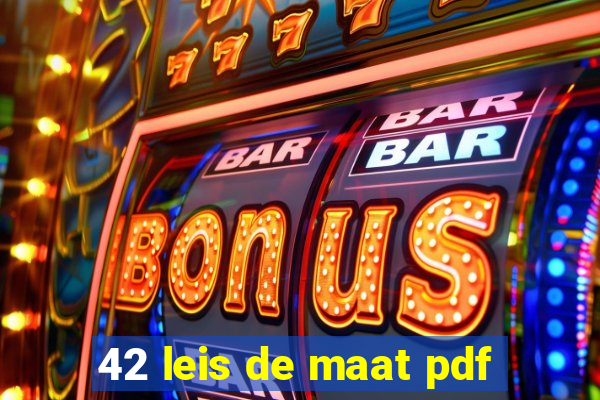 42 leis de maat pdf