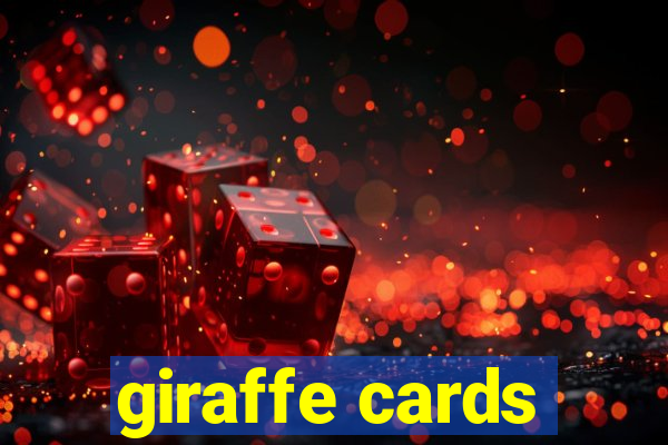 giraffe cards