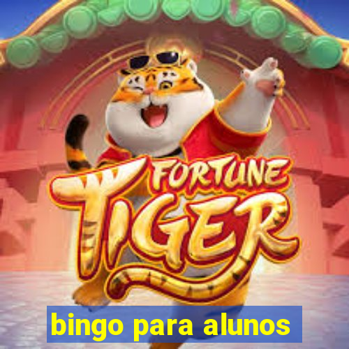 bingo para alunos