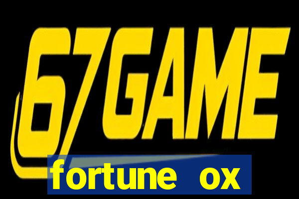 fortune ox plataforma nova