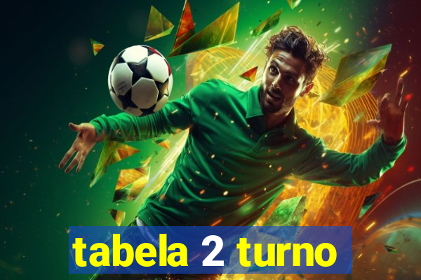 tabela 2 turno