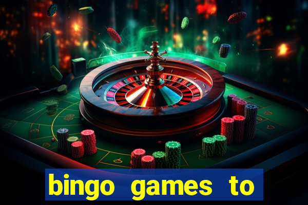 bingo games to play at home