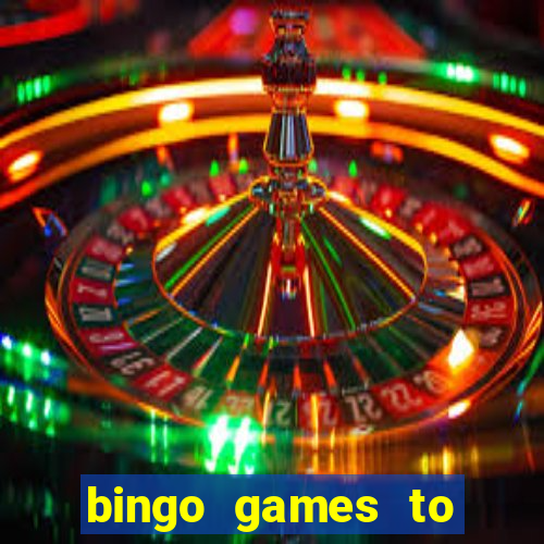 bingo games to play at home