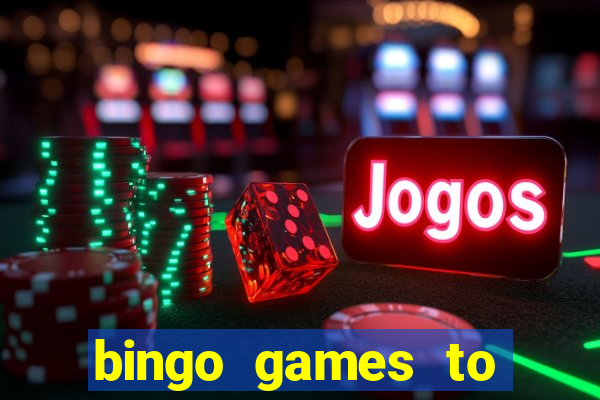 bingo games to play at home