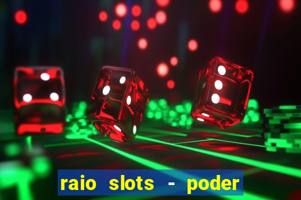 raio slots - poder de zéus