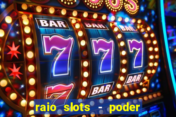 raio slots - poder de zéus