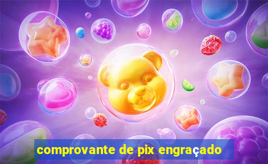 comprovante de pix engraçado