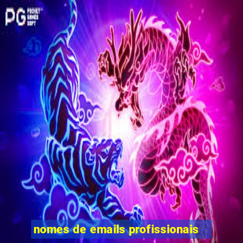 nomes de emails profissionais