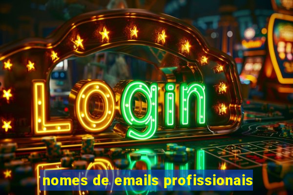 nomes de emails profissionais