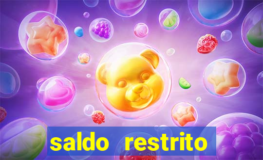 saldo restrito estrela bet